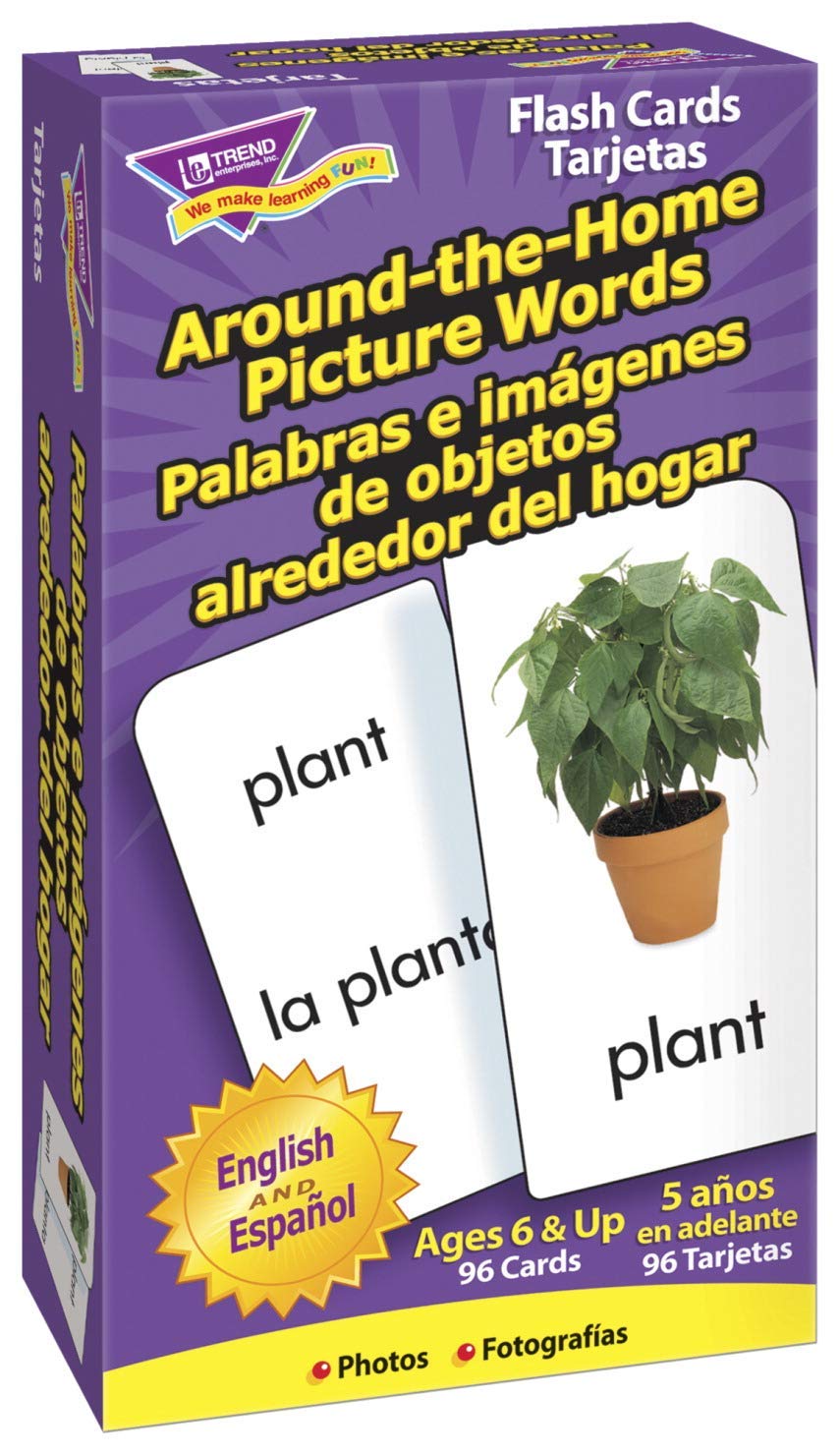 Around the Home (English / Spanish set) Skill Drill Flash Cards