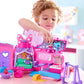 Disney Junior Minnie Mouse Bows-A-Glow Glamper Playset, Light-Up Camper RV, Working Headlights & Sounds, 2-Foot Wide Playset, Minnie & Daisy Figures