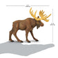 Safari Ltd. Moose Figurine - Realistic 5" Animal Figure - Educational Toy for Boys, Girls, and Kids Ages 1+