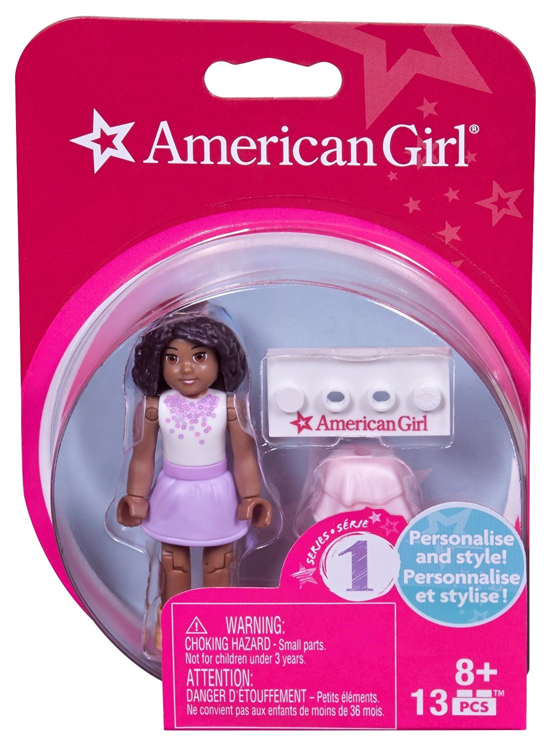 Mega Construx American Girl Series 1 Purple Passion Mini Figure