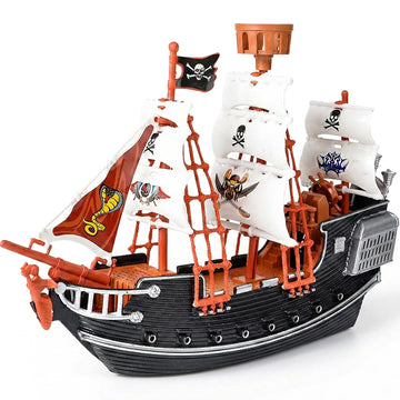Rhode Island Novelty 10 Inch Pirate Boat, One Per Order