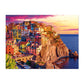 Buffalo Games - Cinque Terre Sunset - 1000 Piece Jigsaw Puzzle for Adults