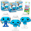 The Smurfs Funko Pop Set - Bundle with 3 Action Figures: Grouchy, Vanity, Handy Smurf Plus Doo Hanger | Smurfs Figurines for Kids, Teens, Adults