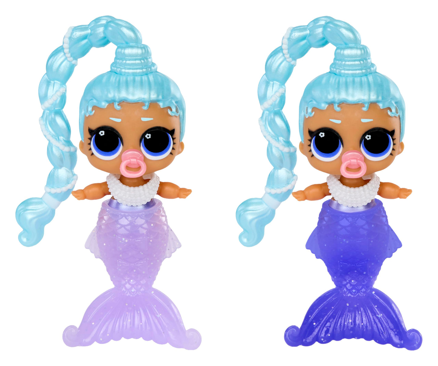 LOL Surprise Mermaids Makeover Magic Baby Sisters with Color-Changing Mermaid Tails and Shell-Inspired Display Ball, Collectible Dolls, Kids Ages 4+
