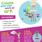 MasterPieces Works of Ahhh Mini Craft Set - Cactus Wind Chime Build & Paint Family Craft Set