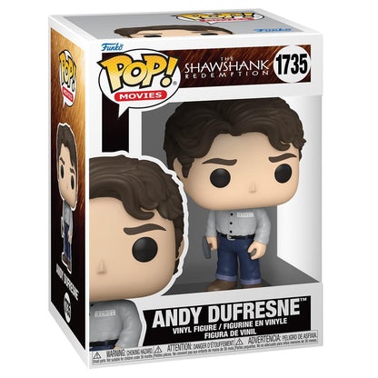 Funko POP Movies: SR - Andy Dufresne - Shawshank Redemption - Collectable Vinyl Figure - Gift Idea - Official Merchandise - for Kids & Adults - Movies