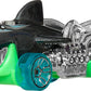 Hot Wheels Toy Cars & Monster Trucks, Sharks vs. Dinos Multipack with 8 Total Vehicles, Including Big Rigs, 1:64 Scale Monster Trucks & 1:64 Scale Hot