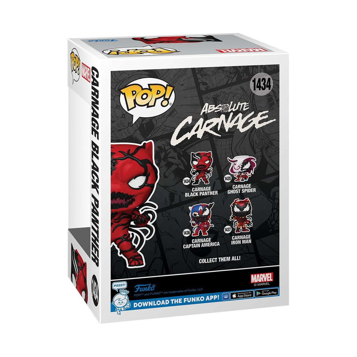Funko POP Marvel: Carnageized - Black Panther - Marvel Comics - Collectable Vinyl Figure - Gift Idea - Official Merchandise - for Kids & Adults