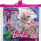 Barbie Fashion Pack of Doll Clothes Inspired by Jurassic World, Collectible Set Includes Crop Top & Skirt with Dinosaur Theme & 8 Accessories