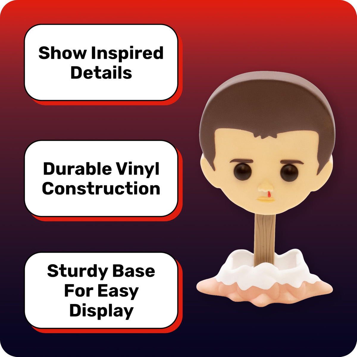 CultureFly Meltz Stranger Things Blind Box, Includes 1 Mystery Vinyl Figure