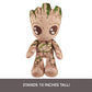 Marvel Plush Character Figure, 8-inch Groot Super Hero Soft Doll, Collectible Toy Gift for Kids & Fans Ages 3 Years Old & Up