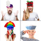 POPCIEL 12 Assorted Funny Hats Crazy Party Hat Photo Booth Props for Adult