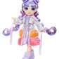 Rainbow High Winter Wonderland Violet - Purple 11” Fashion Doll with Magic Snow Hidden in Fashion That Puffs Up with Water, and Snowman Kit, for Kids