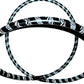 Anjbo Creations 38 Inch Dance Hoop, Travel Collapsible Weighted Hula Hoop, Black & White Zebra Print, Fitness Workout Hula Hoop - Size 38" Diameter