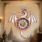 Rnfinewow 3D Puzzles for Adults, 3D Puzzle Dragon Clock Kit (with Pendulum), Wooden Puzzles for Adults Home Wall Decor Dragon Clock Christmas Day