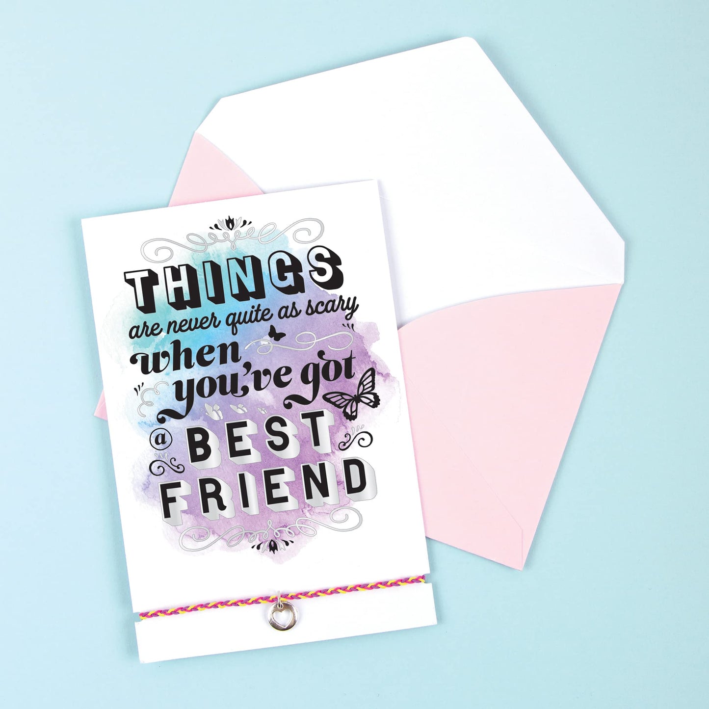 Make It Real: DIY Jewelry & Art Gift Station - Create 8 Bracelets & Cards, 76 Piece Kit, Calligraphy & Watercolor Designs Made Easy, Tweens & Girls
