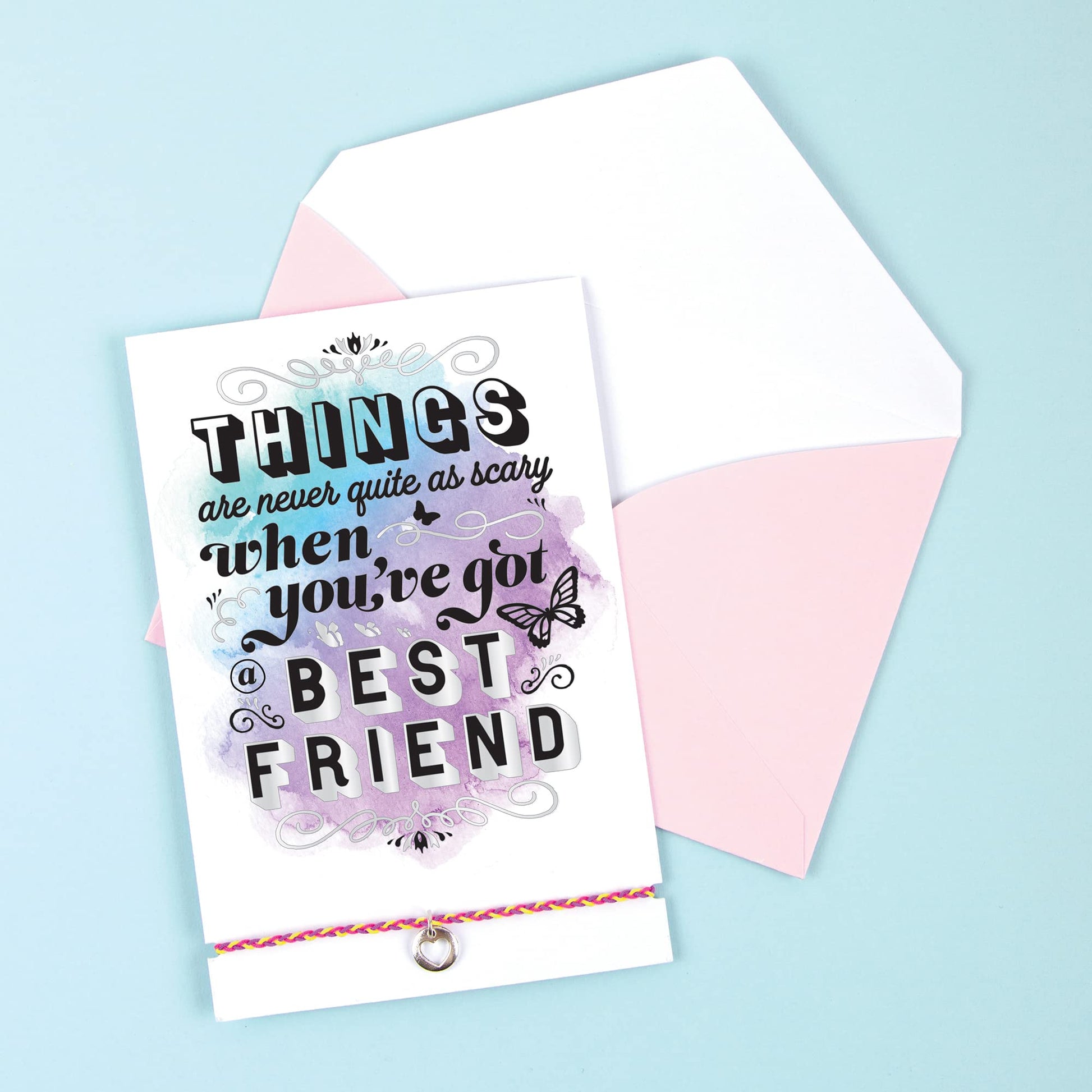 Make It Real: DIY Jewelry & Art Gift Station - Create 8 Bracelets & Cards, 76 Piece Kit, Calligraphy & Watercolor Designs Made Easy, Tweens & Girls