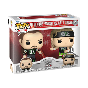 Funko Pop! WWE: New Age Outlaws: Road Dogg Jesse James & Billy Gunn, 2-Pack - Collectable Vinyl Figure - Gift Idea - Official Merchandise - Toys for