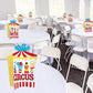 Big Dot of Happiness Carnival - Step Right Up Circus - Table Decorations - Carnival Themed Party Fold and Flare Centerpieces - 10 Count