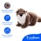 The Petting Zoo River Otter Stuffed Animal Plushie, Gifts for Kids, Earth Keeperz Wildlife Animals, Zoologee Brown River Otter Plush Toy, 17 inches