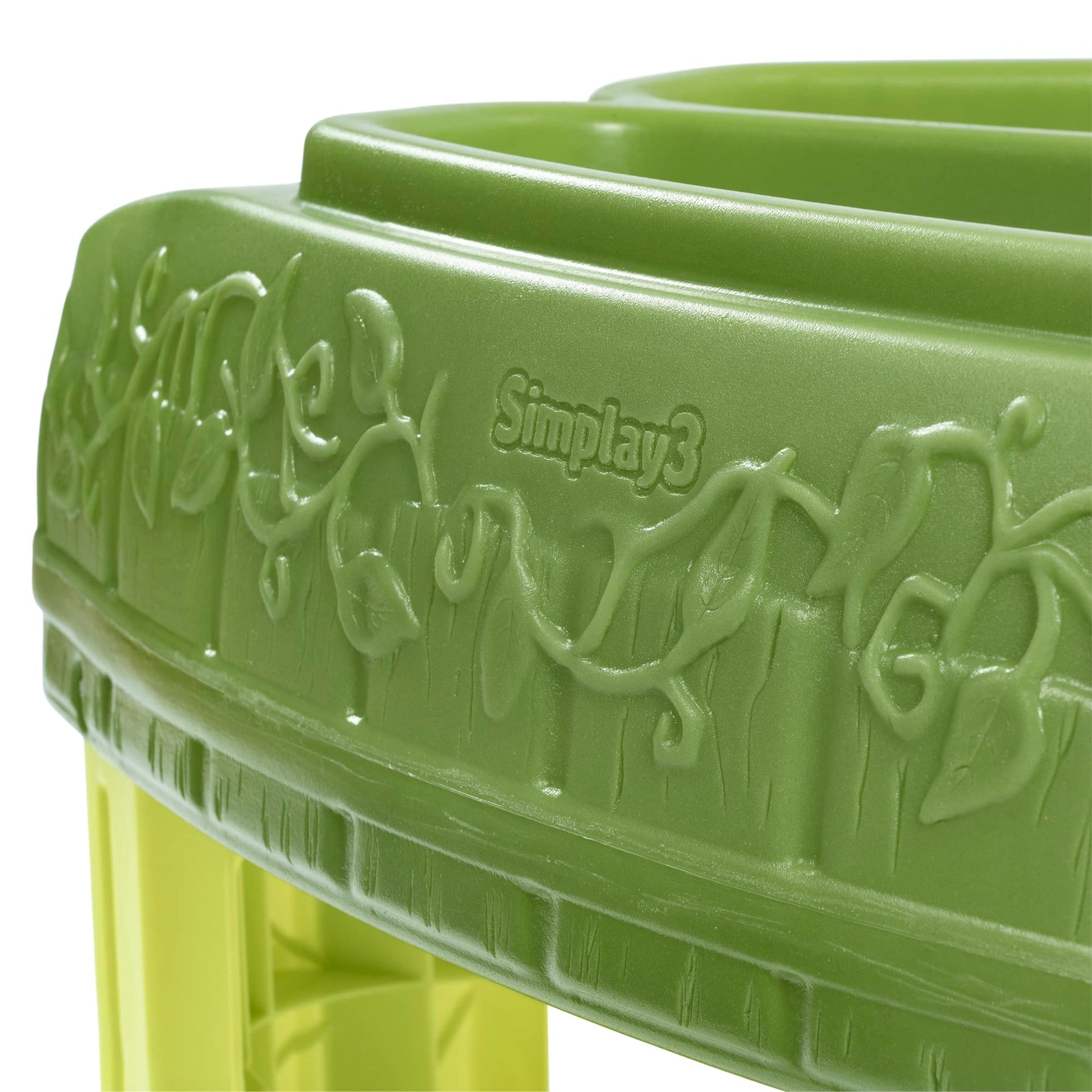 Simplay3 Seed to Sprout Raised Garden Planter, Kids Outdoor Kit with Garden Tools for Growing Flowers or Vegetables, Green, Made in USA
