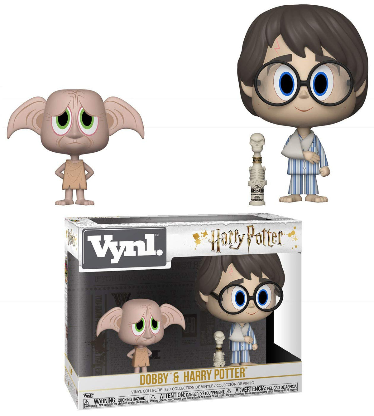 Funko Vynl: Harry Potter - Dobby & Harry 2Pack Collectible Figure, Multicolor