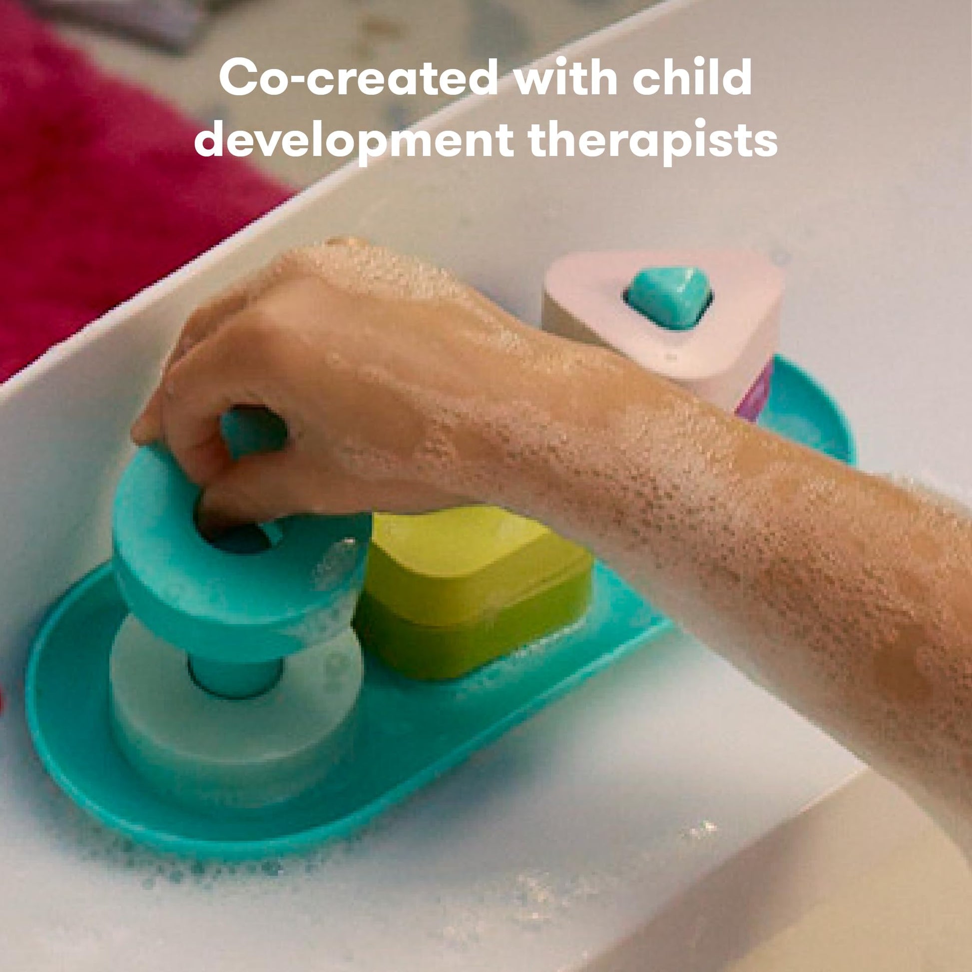 Frida Baby Sort + Solve Bath Puzzle Bath Toy, Matching + Sorting Bath Toys for Toddlers, Play with Purpose, Develop Fine Motor Skills, Sequencing