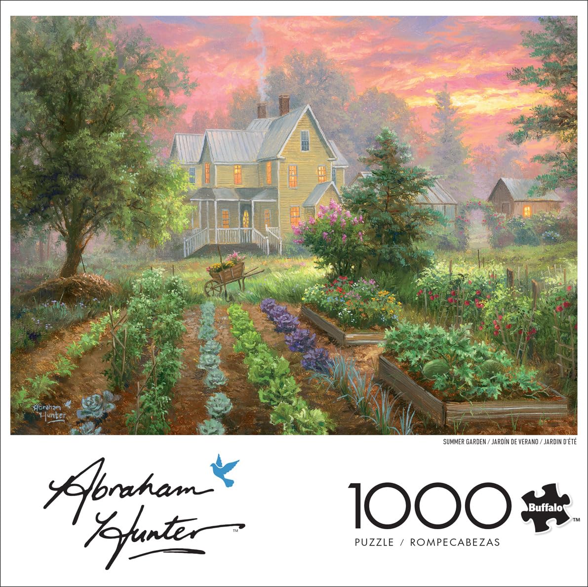 Buffalo Games - Summer Garden - 1000 Piece Jigsaw Puzzle for Adults