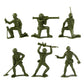 TimMee Big Military Dump Truck with 6pc Jumbo Army Men Olive Green - USA Made
