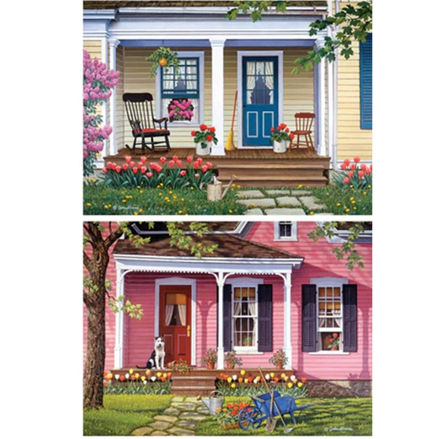 Bits and Pieces 4-in-1 Jigsaw Puzzle, 1000 Piece Puzzles, 20x27