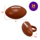 DECOPAC 3D Football Rings, Cupcake Decorations, Food Safe Cake Toppers - 24 Pack