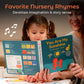 Cali's Books You Are My Sunshine Music Book Toddlers 1-3 Years Old - Nursery Rhymes Musical Book, Headphone Jack, Interactive Baby Sound Book, Singing