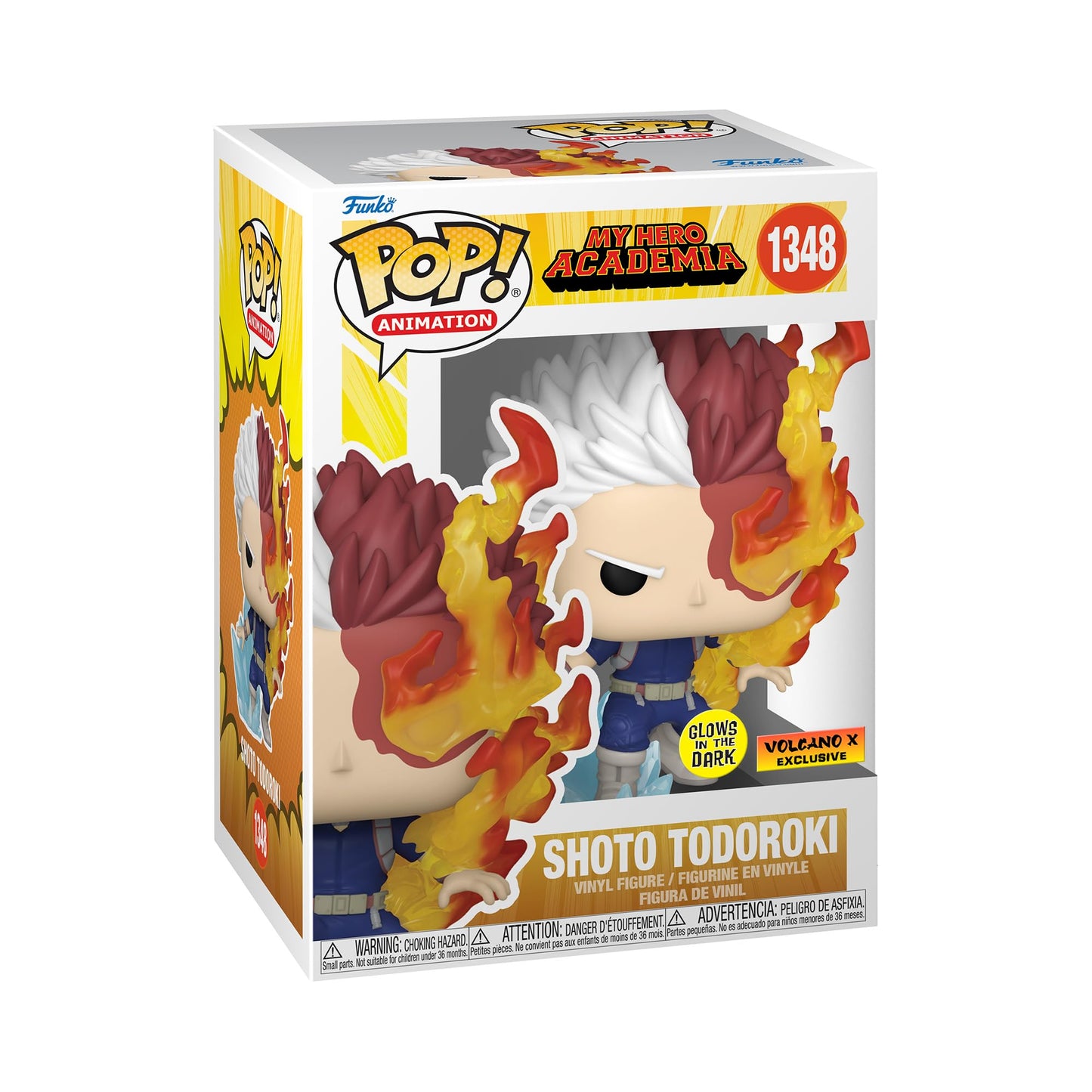 Funko POP! Animation My Hero Academia Shoto Todoroki (Glow in The Dark), Exclusive