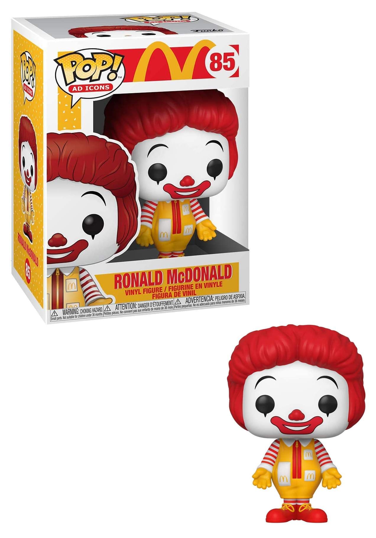 Funko Pop! Ad Icons: McDonald's - Ronald McDonald, Multicolor