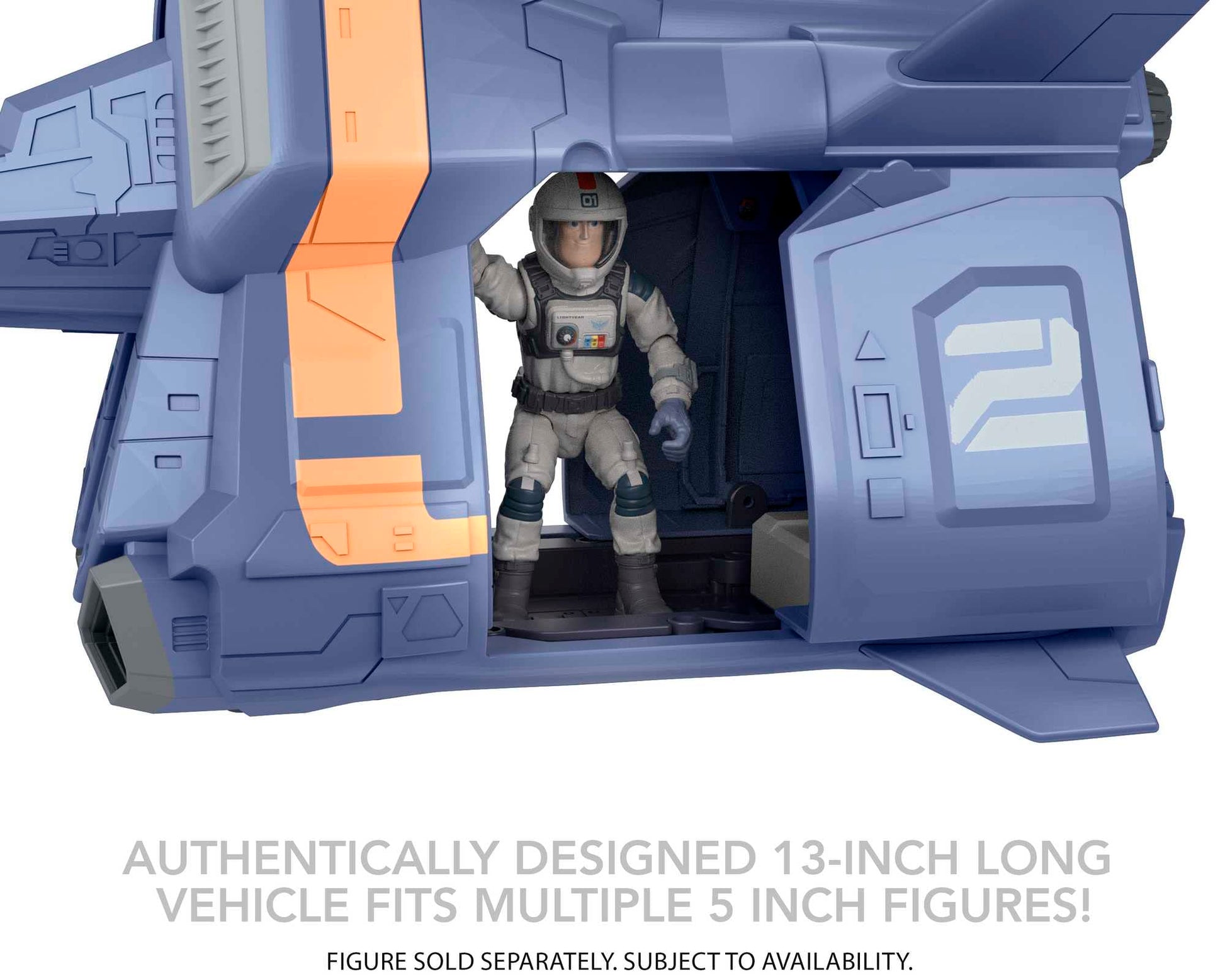 Mattel Disney Pixar Lightyear Armadillo Spacecraft Vehicle 8 Inch Tall, Fits 5 Inch Figures, Detailed Authentic Design, Kids & Collectors Gift Ages 4