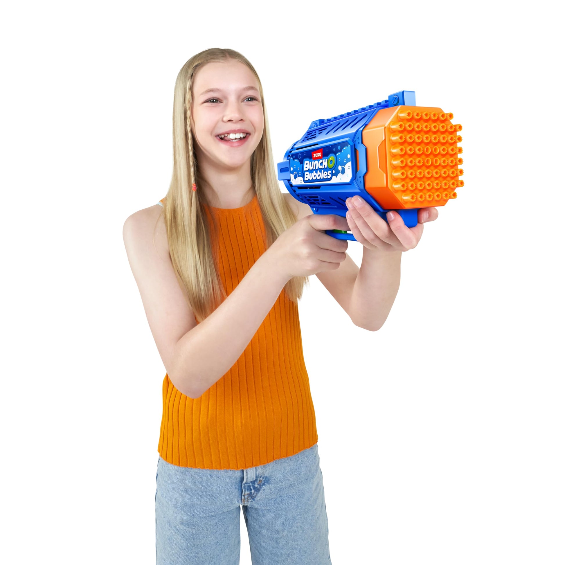 Bunch O Bubbles Motorized Bubble Blaster 2 Pack by ZURU Automatic Bubble Machine for Kids, Teens and Adults, Perfect for Summer Outdoor Fun or Party