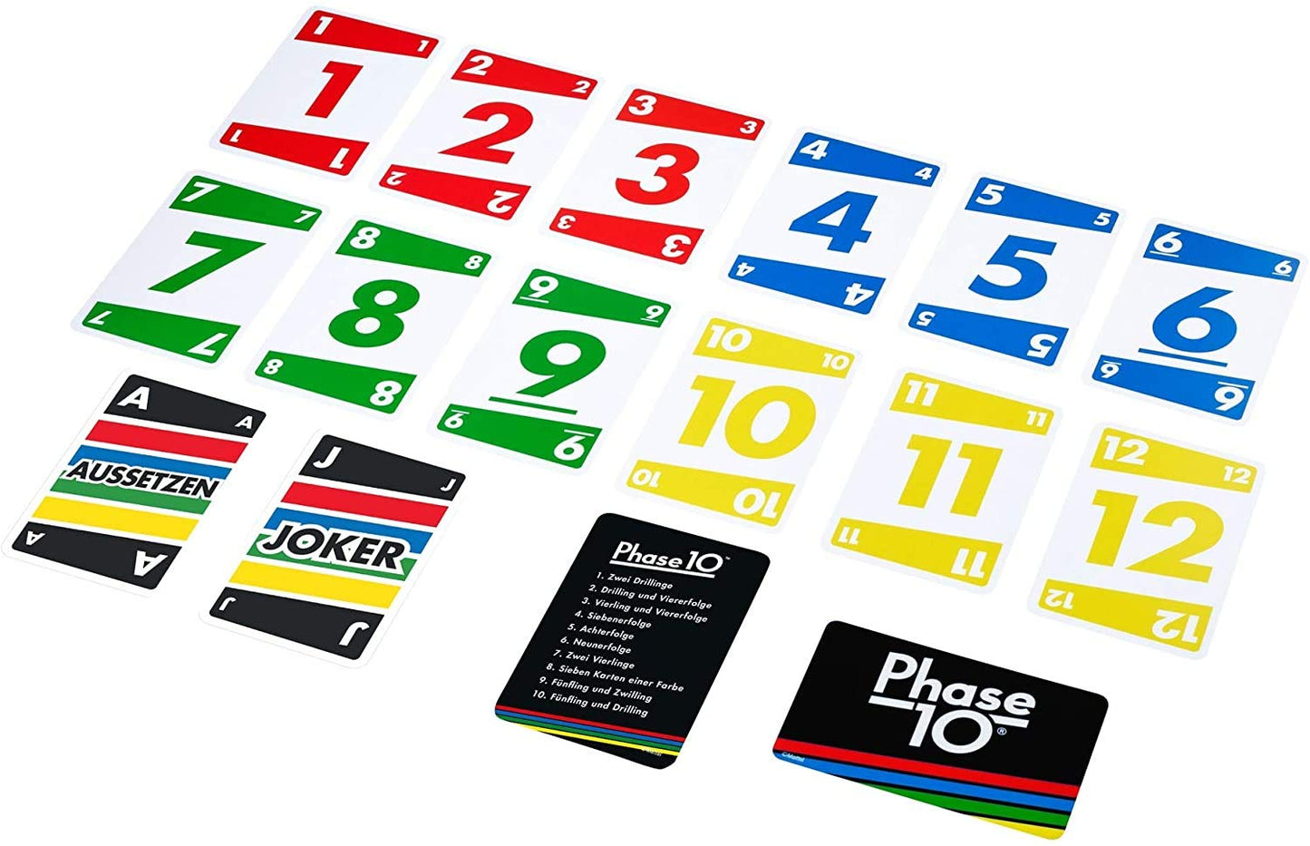 Mattel Games Fpw38 Phase 10 Card Game, Multicolour, Medium