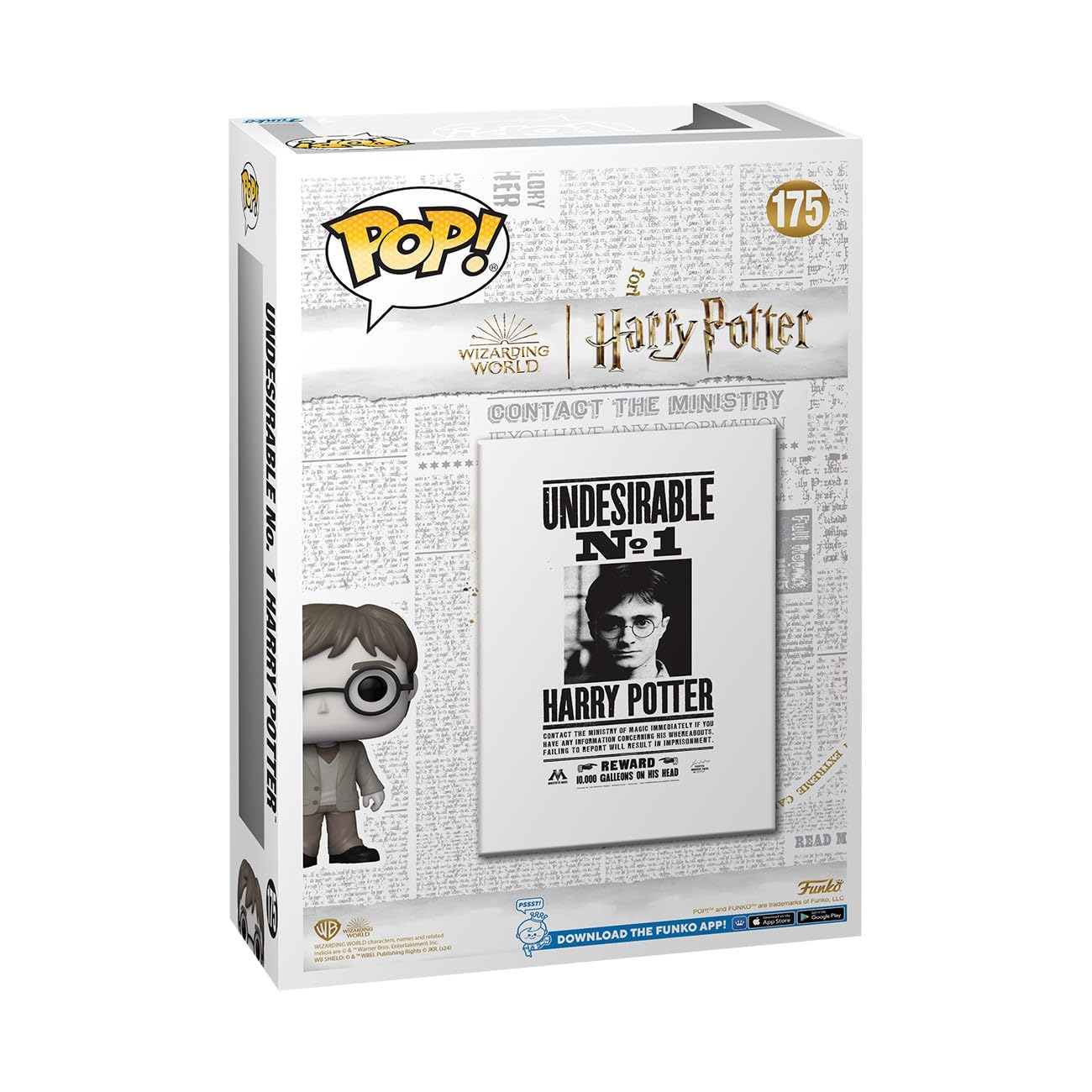 Funko POP! Display Case: Harry Potter - Wanted Poster - Amazon Exclusive