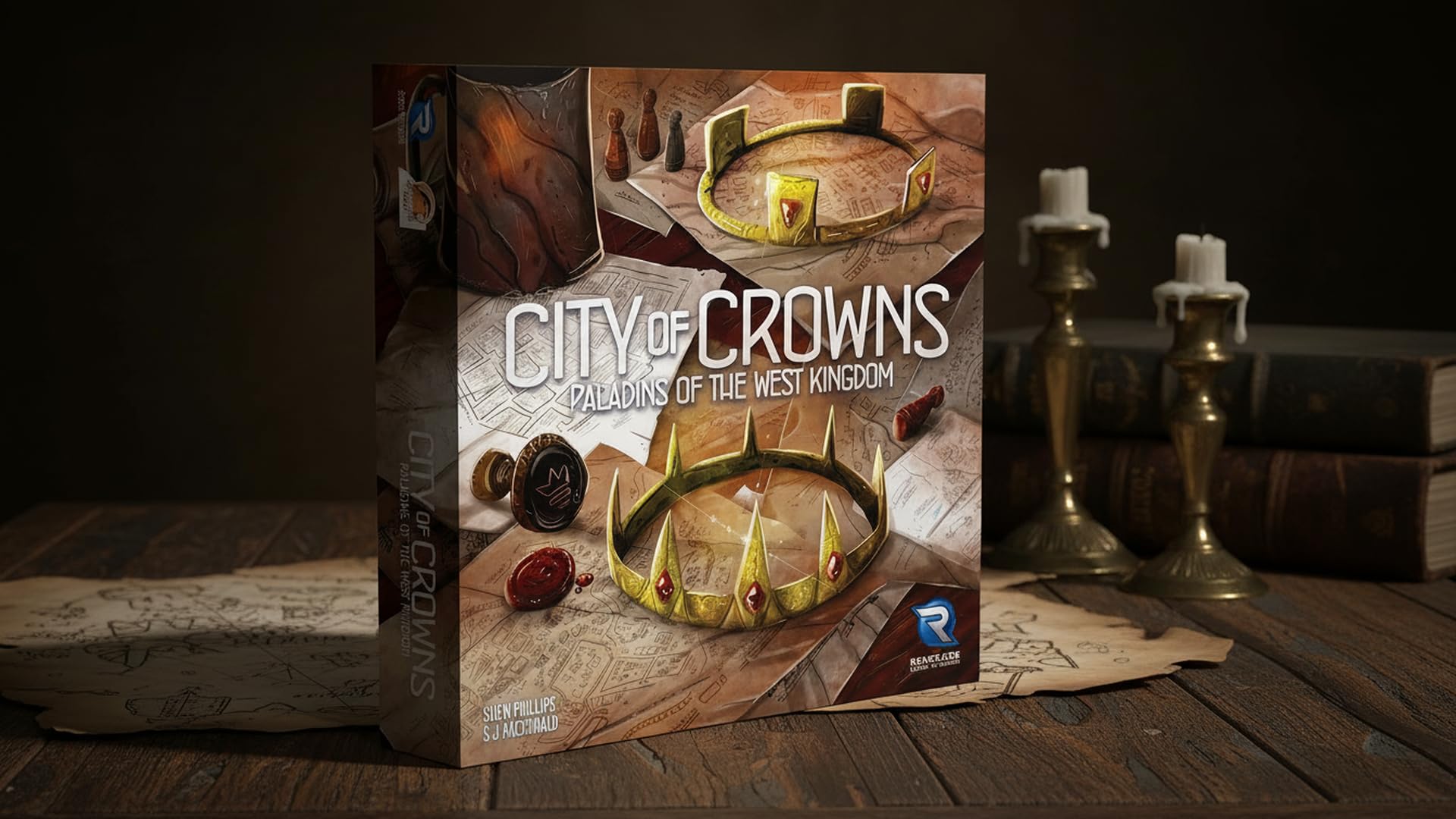 Renegade Game Studios Paladins of the West Kingdom: City of Crowns Board Game Expansion