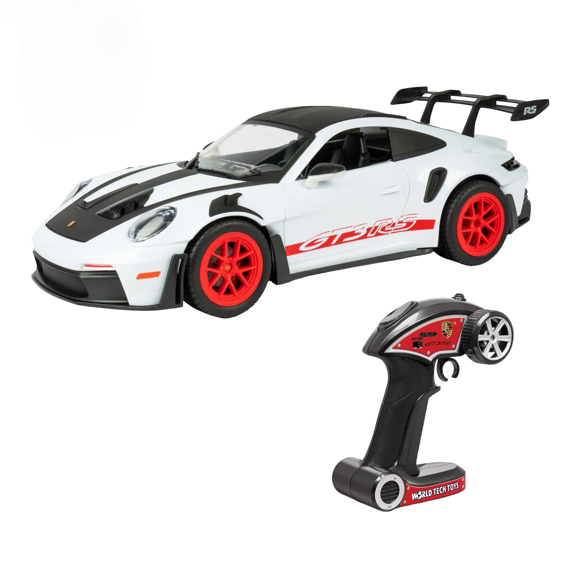 Porsche GT3 RS 1:10 Electric RC Car, 2.4GHz, Rechargeable Battery