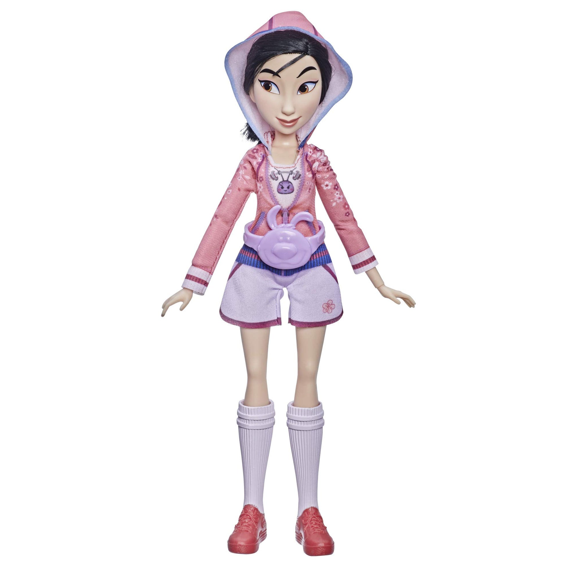 Disney Princess Comfy Squad Mulan Fashion Doll, Toy Inspired by Disney’s Ralph Breaks The Internet, Casual Outfit Doll, Girls 5 and Up, White