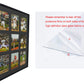 Baseball Card Display Frame for 9 Standard Cards, 4 Pack, UV Protection, Black Pasted Double Mats, Sports Card Collector Wall Display, Holder for