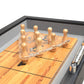 CROWN ME Deluxe Shuffleboard Shuffleboard Bowling Pin Set with Carry Bag, Ball