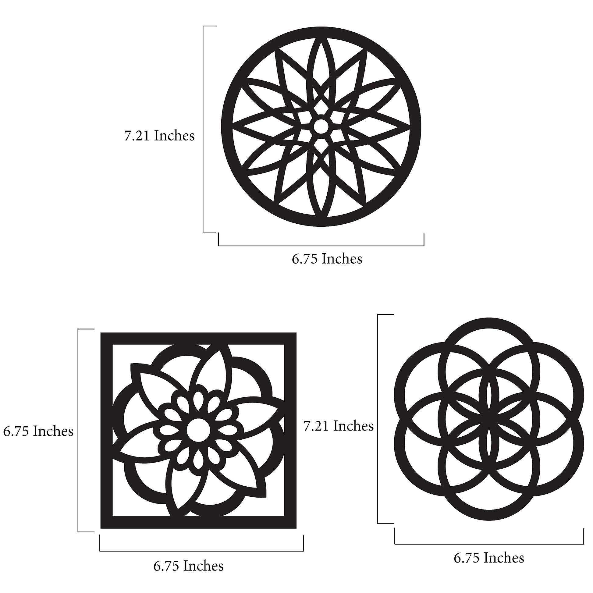VHALE Suncatchers Craft 3 Sets (9 Cutouts) w Tissue Papers Stained Glass Effect Paper Sun Catcher Kit, Window Art, Classroom Crafts, Creative Art