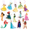 Princess Party Decorations, 28 Pcs Princess Theme Hanging Swirl Decorations, Ceiling Streamers for Girls Birthday Party, Kids Party & Baby Shower