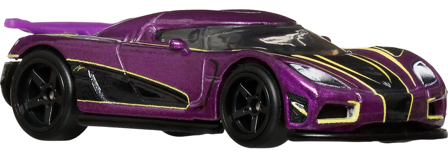 Hot Wheels Premium Car Culture Collectible Toy Car, 1:64 Scale Die-Cast Koenigsegg Agera R, Timeless Icons Vehicle with Real Riders Tires