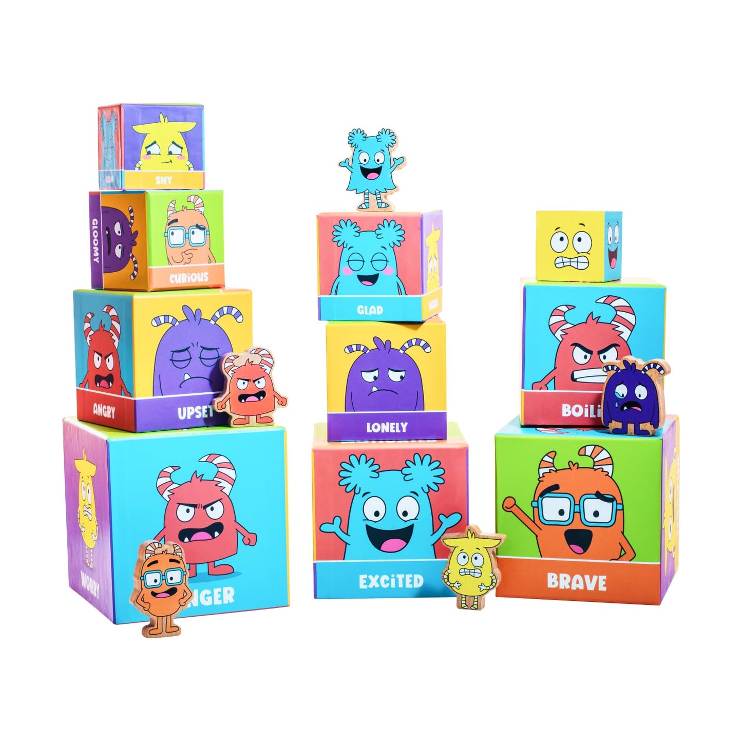 Open The Joy Tower of Emotions: Kids Emotional Intelligence Building Game, Mindfulness Activities, and Stress Relief Techniques for Ages 4 and Up