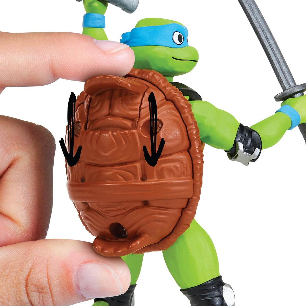 TEENAGE MUTANT NINJA Turtles Shell Spin Leonardo by Playmates Toys