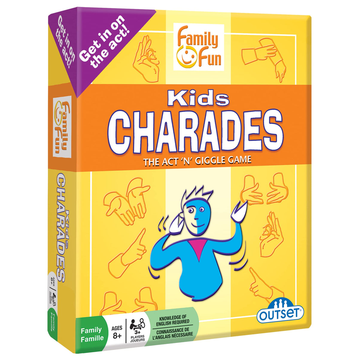 Kids Charades Classic Edition - Children's Game - Family Game - Features 300 Charades - Develops Critical Thinking, Builds Imagination, and Supports