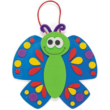 Fun Express Butterfly Paper Plate Craft Kit - VBS Vacation Bible School Supplies/Decor - Crafts for Kids and Fun Home Activities